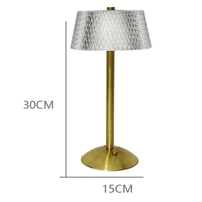 Luminária Led Europeia com Dimer Usb para Quarto e Bar Laresia