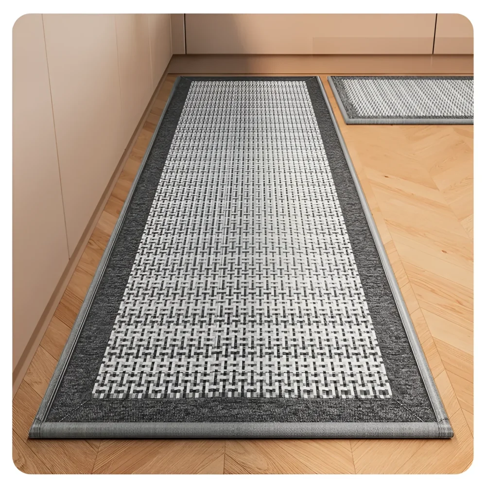 Tapete de Cozinha Antiderrapante Absorvente Lavável Laresia