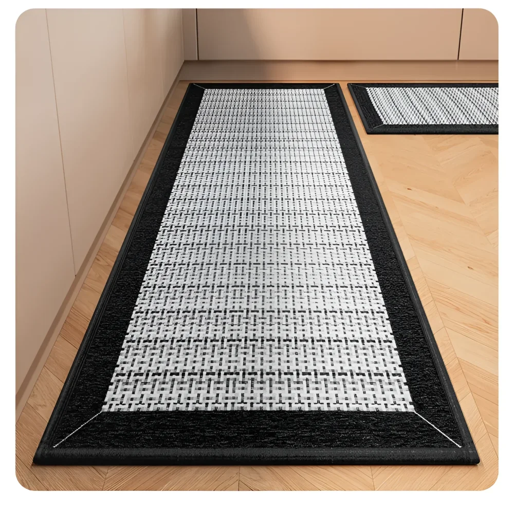 Tapete de Cozinha Antiderrapante Absorvente Lavável Laresia