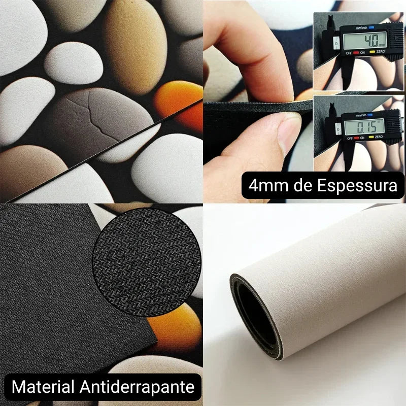 Tapete Diatomito Antiderrapante e Absorvente para Cozinha Laresia
