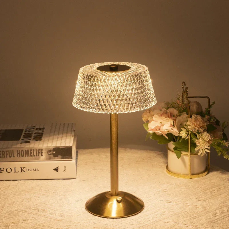 Luminária Led Europeia com Dimer Usb para Quarto e Bar Laresia